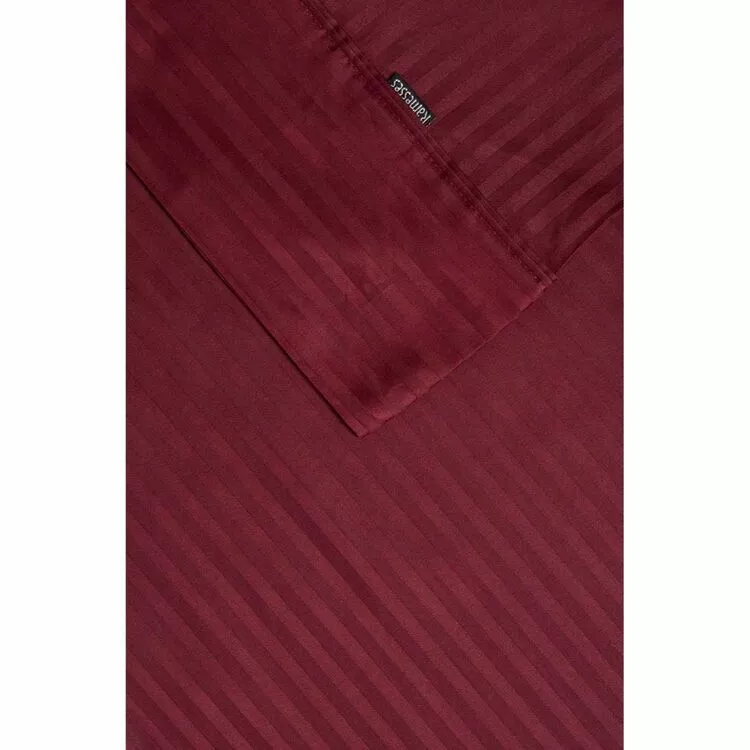 Ramesses 1000 Thread Count Stripe Pima Cotton Sheet Set Burgundy 3 Ramesses 1000 Thread Count Stripe Pima Cotton Sheet Set Burgundy