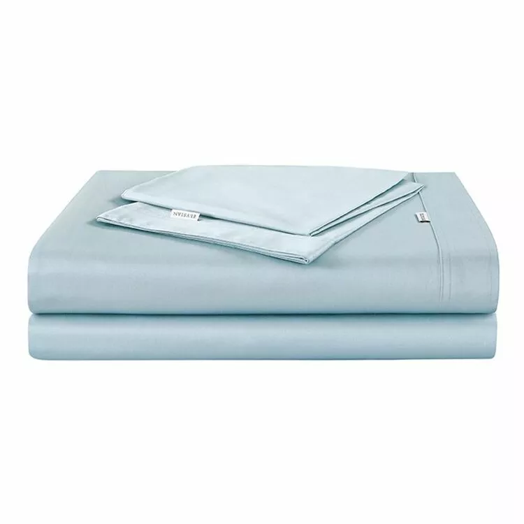 Elysian 500 Thread Count Egyptian Cotton Sheet Set Blue 4 Elysian 500 Thread Count Egyptian Cotton Sheet Set Blue - Image 2