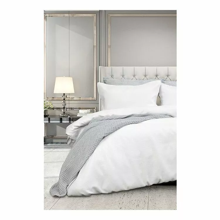 Ardor Florence Waffle Quilt Cover Set King Bed White King 3 Ardor Florence Waffle Quilt Cover Set King Bed White King
