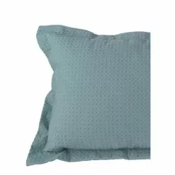 Gainsborough Capri 30x50cm Waffle Cushion Sea Green