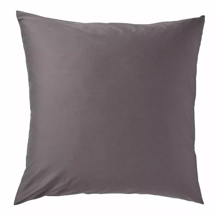 Elysian 500 Thread Count Egyptian Cotton Euro Pillowcase Pair Charcoal European 4 Elysian 500 Thread Count Egyptian Cotton Euro Pillowcase Pair Charcoal European - Image 2