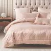 Linen House Cinzia Jacquard Quilt Cover Set Brandy -Bed Linen store 618814 C 0201 13