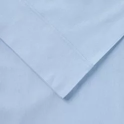 Phase 2 250 Thread Count Cotton Eucalyptus Sheet Set Queen Bed Chambray Queen