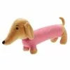 Linen House Kids Sausage Dog Novelty Cushion Tan -Bed Linen store 626623 C 0921 66