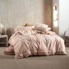 Linen House Lyndon Cotton Quilt Cover Set Brandy -Bed Linen store 626773 C 0201 13