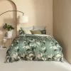 Kas Pario Cotton Quilt Cover Set Green