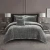 Ramesses Waffle Fleece Comforter Set Grey -Bed Linen store 629183 C 0020 00