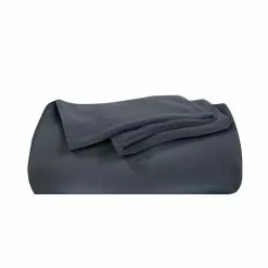 Soren Polar Fleece Combo Sheet Set Queen Bed Charcoal Queen