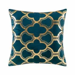 Jayson Brunsdon Homewares Greta Cushion 50x50cm Navy 50 X 50 Cm