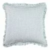 Chyka Home Laze Cotton Check European Pillowcase Pair Green European -Bed Linen store 631425 C 0300 00