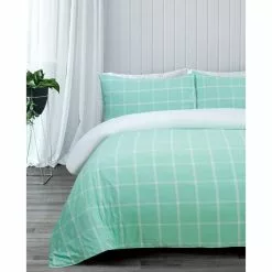 Jayson Brunsdon Homewares Hurstbridge Jacquard Quilt Cover Set Mint