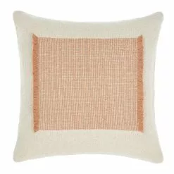 Linen House Cadiza 50 X 50 Cm Cushion Peach 50 X 50 Cm