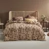 Linen House Haze Multi Quilt Cover Set Pecan -Bed Linen store 634799 C 0921 26