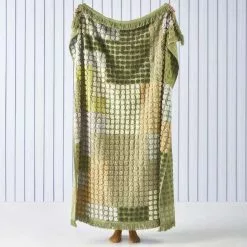 Linen House McKenzie Throw 130x170cm Fern 130 X 170 Cm