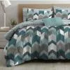 Polo Chevron Cotton Percale Quilt Cover Set Queen Bed Multicoloured Queen