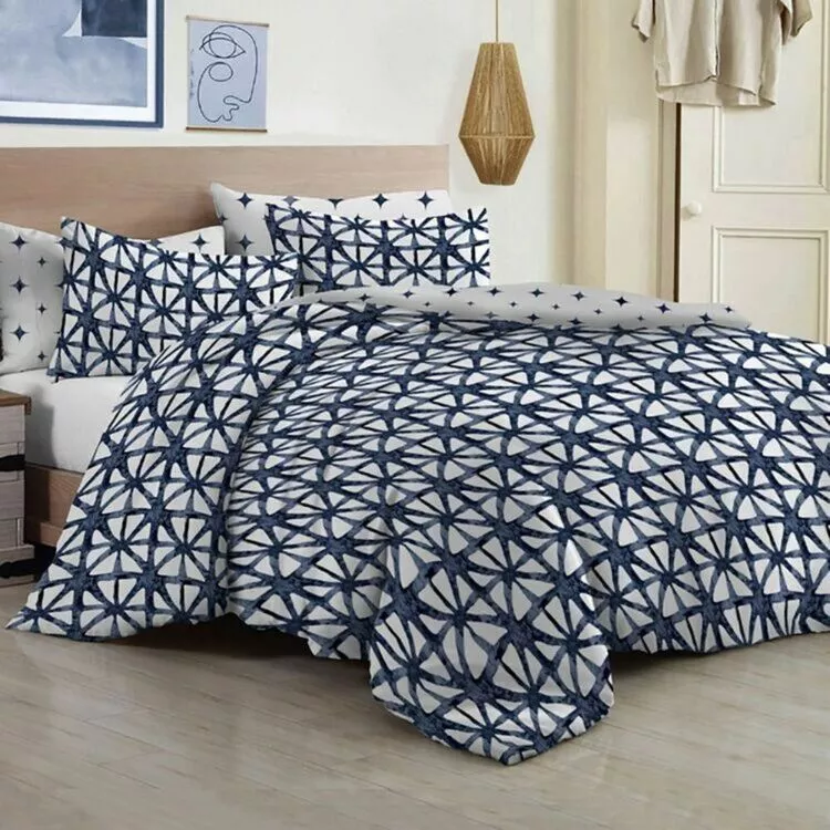 Polo Trellis Cotton Percale Quilt Cover Set Multicoloured 3 Polo Trellis Cotton Percale Quilt Cover Set Multicoloured