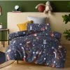 Happy Kids Nature's Forest Glow In The Dark Quilt Cover Set Multicoloured 1 Happy Kids Nature's Forest Glow In The Dark Quilt Cover Set Multicoloured -Bed Linen store BP625332001 multi msc