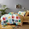 Happy Kids Our Planet Glow In The Dark Quilt Cover Set Multicoloured -Bed Linen store BP626498001 multi msc