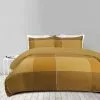 Shaynna Blaze Chester 300 Thread Count Cotton Sateen Quilt Cover Set Mustard 1 Shaynna Blaze Chester 300 Thread Count Cotton Sateen Quilt Cover Set Mustard -Bed Linen store BP629342001 mustard yel