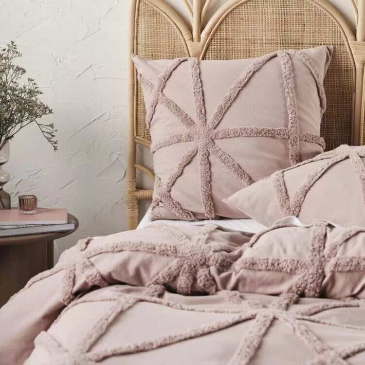 Linen House Clyde European Pillowcase Dusk European 3 Linen House Clyde European Pillowcase Dusk European