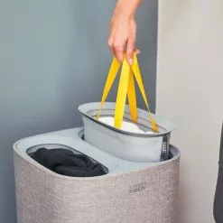 Joseph Joseph Joseph & Joseph Tota 60-Litre Laundry Separation Basket - Grey -Bed Linen store BP634038 nc 3