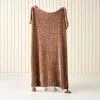 Linen House Hara Throw 130 X 170 Brandy 130 X 170 Cm -Bed Linen store BP639295004 brandy xbe