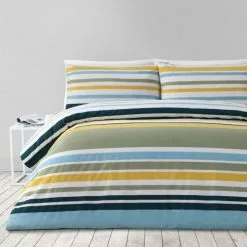 Soren Talia Cotton Rich Quilt Cover Set Multicoloured