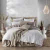 Chyka Home Mini Woven Check Jacquard Quilt Cover Set White 2 Chyka Home Mini Woven Check Jacquard Quilt Cover Set White -Bed Linen store BP639855001 white
