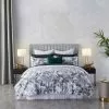 Jayson Brunsdon Homewares Tropic Cotton Sateen Quilt Cover Set Charcoal -Bed Linen store BP639886001 charcoal