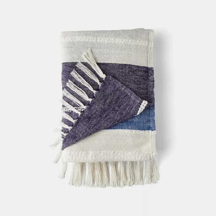 Shaynna Blaze Reid Throw 130 X 170 Cm Blue 130 X 170 Cm 4 Shaynna Blaze Reid Throw 130 X 170 Cm Blue 130 X 170 Cm - Image 2