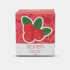 Soren Cranberry Delight Candle 360 G 7 Soren Cranberry Delight Candle 360 G -Bed Linen store BP642256 nc