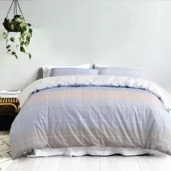 Gainsborough Fleming Check Quilt Cover Set Multicoloured