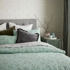 Chyka Home Gardener Textured Cotton Quilt Cover Set Multicoloured -Bed Linen store BP645935001 multi msc