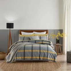 Shaynna Blaze Shikaku Jacquard Quilt Cover Set Multicoloured -Bed Linen store BP645955001 multi msc