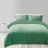 Soren Dune Corduroy Velvet Quilt Cover Set Green -Bed Linen store BP645966002 green