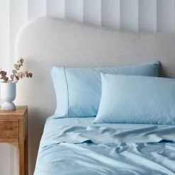 Accessorize 2500 Thread Count Cotton Rich Sheet Set Blue