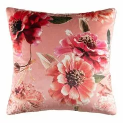 Kas Florence Cushion Pink Floral 50 X 50 Cm -Bed Linen store BP648050001 pink floral