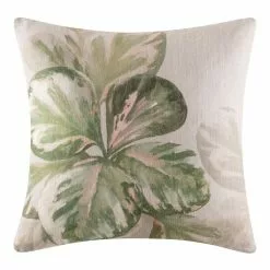 Kas Peppi Cushion Multi Green Floral 50 X 50 Cm -Bed Linen store BP648056001 grn flor