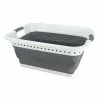 Seymours Collapse-A Laundry Basket 37L Grey 1 Seymours Collapse-A Laundry Basket 37L Grey -Bed Linen store SP 564848 4