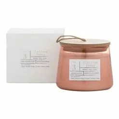 Amalfi Platinum Peony Scented Candle Jar