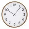 Amalfi Leonard Wall Clock Brown/White/Black 41.5x5.5x41.5cm -Bed Linen store SP 620227