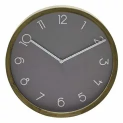 Amalfi Breen Grey Wall Clock