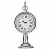Society Home Society Home Verlow Mantel Clock Silver/White/Black 16x12x34.5cm -Bed Linen store SP 632431