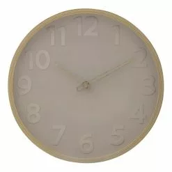 Emporium Hildie Wall Clock 30.5x4.1x30.5cm Pink/Natural