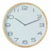 Amalfi Leni Wall Clock Natural & White 41.5 X 5 X 41.5 Cm -Bed Linen store SP 632440