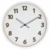 Amalfi Charlie Wall Clock White, Natural & Black 41.5 X 5 X 41.5 Cm -Bed Linen store SP 632444