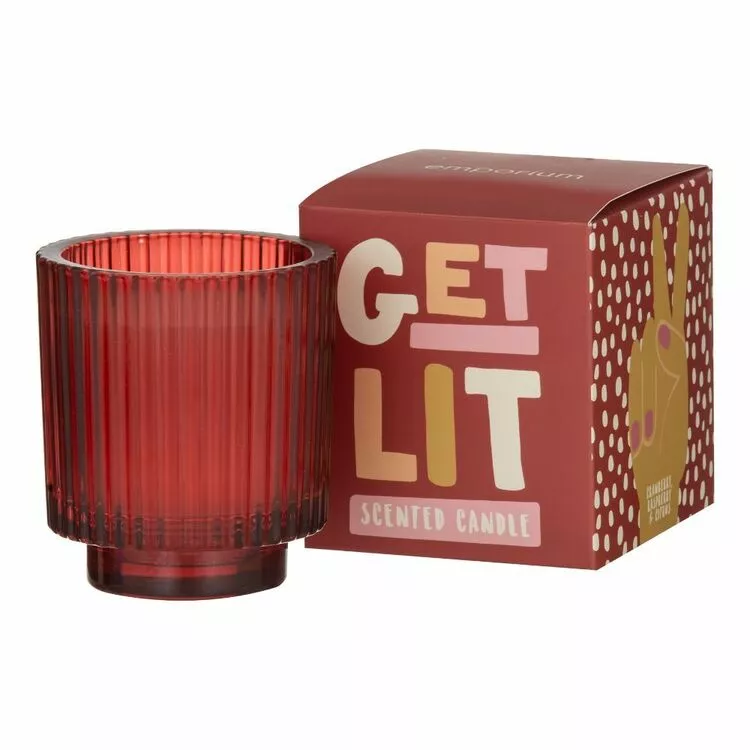 Emporium Get-Lit Scented Candle 9 X 10 Cm Cherry 3 Emporium Get-Lit Scented Candle 9 X 10 Cm Cherry