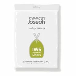Joseph Joseph IW6 30L Transparent Custom-fit Liners 20 Pcs