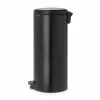 Brabantia Pedal Bin NewICON 30L Matt Black -Bed Linen store SP 636945