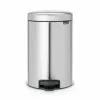 Brabantia Pedal Bin NewICON 12L FPP Matt Steel -Bed Linen store SP 636951